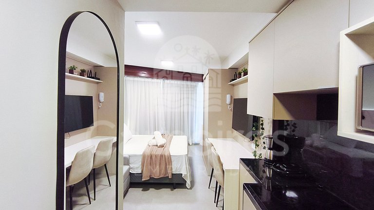 Studio no Carneiros Atlântico - Beira-Mar (D130)