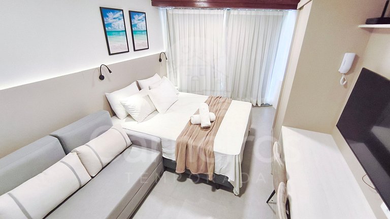 Studio no Carneiros Atlântico - Beira-Mar (D130)