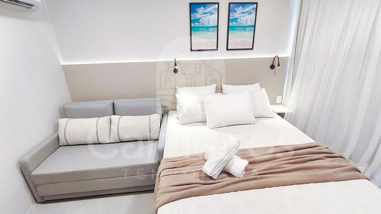 Studio no Carneiros Atlântico - Beira-Mar (D130)