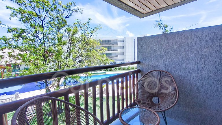 Studio no Carneiros Atlântico - Beira-Mar (D130)