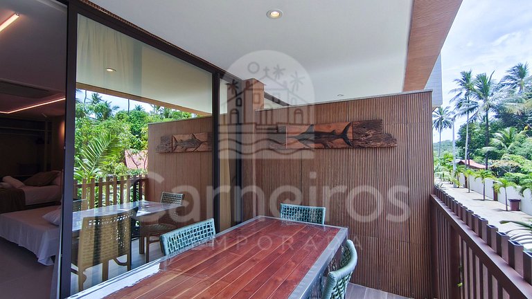 Flat no Amura Carneiros – Pé na Areia (B04-3)