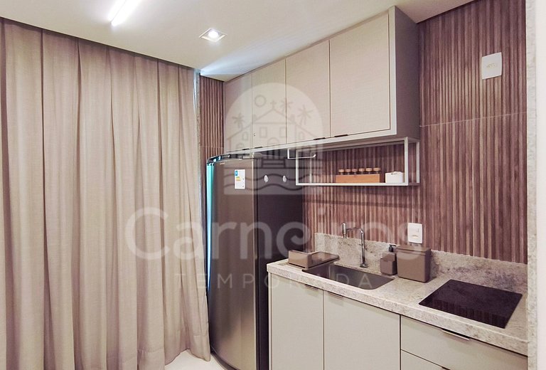 Flat no Amura Carneiros – Pé na Areia (B04-3)