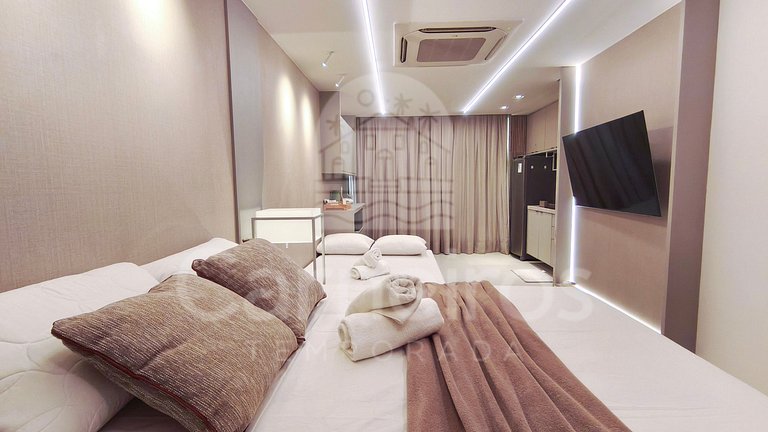 Flat no Amura Carneiros – Pé na Areia (B04-3)