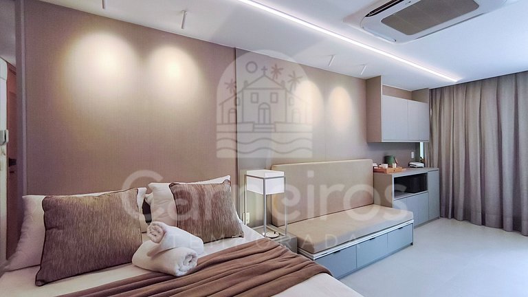 Flat no Amura Carneiros – Pé na Areia (B04-3)