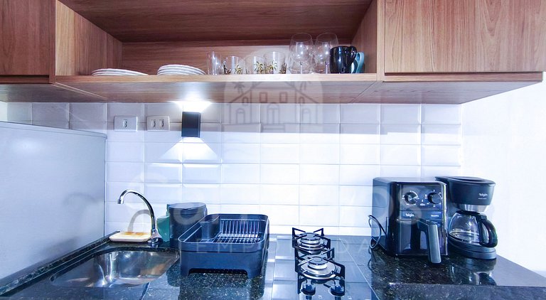 Studio no Carneiros Atlântico - Pé na areia (D324)