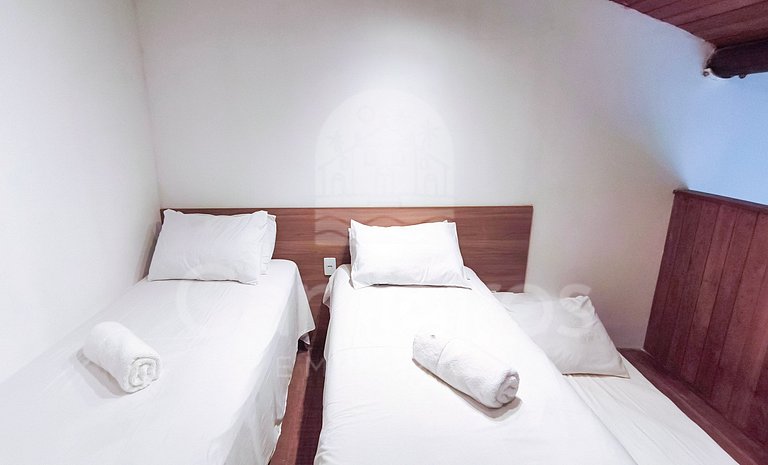 Studio no Carneiros Atlântico - Pé na areia (D324)