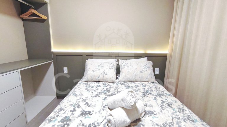 Studio Beira-Mar no Nomar Beach (A06-B)