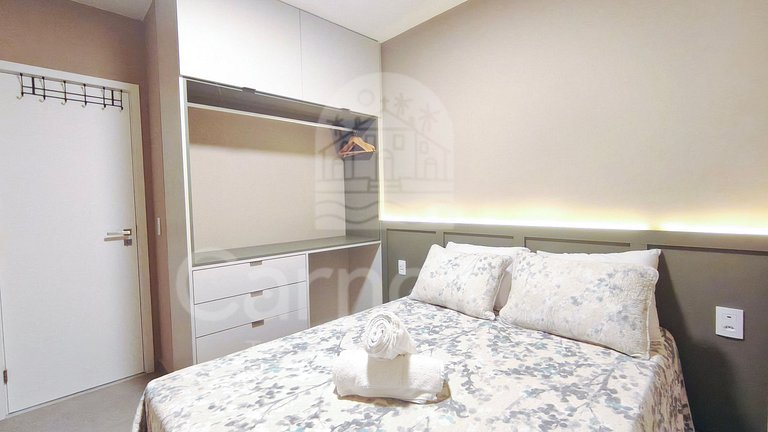 Studio Beira-Mar no Nomar Beach (A06-B)