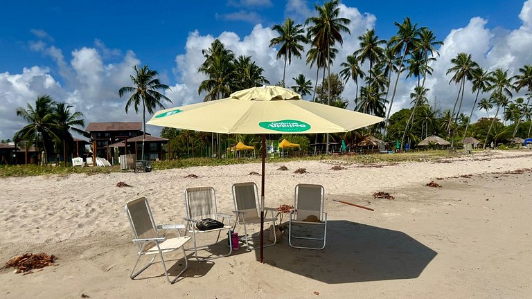 Apto no Carneiros Atlântico - Pé na areia (D019)