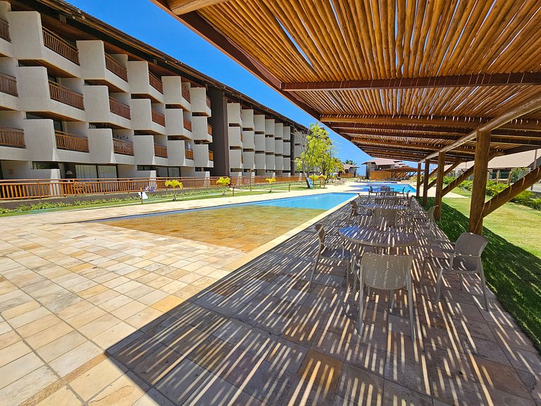 Apto no Carneiros Atlântico - Pé na areia (D019)