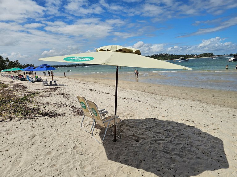 Apto no Carneiros Atlântico - Pé na areia (D019)