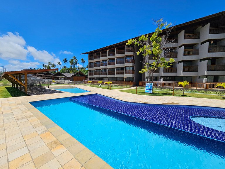 Apto no Carneiros Atlântico - Pé na areia (D019)