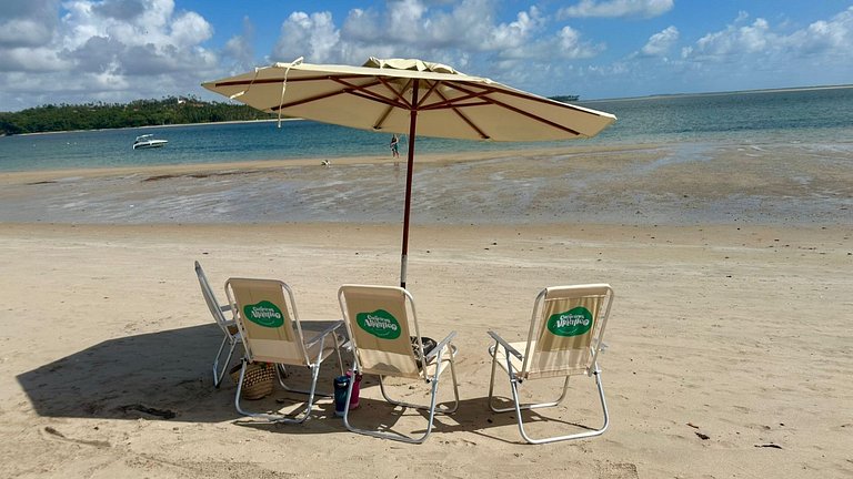 Apto no Carneiros Atlântico - Pé na areia (D019)