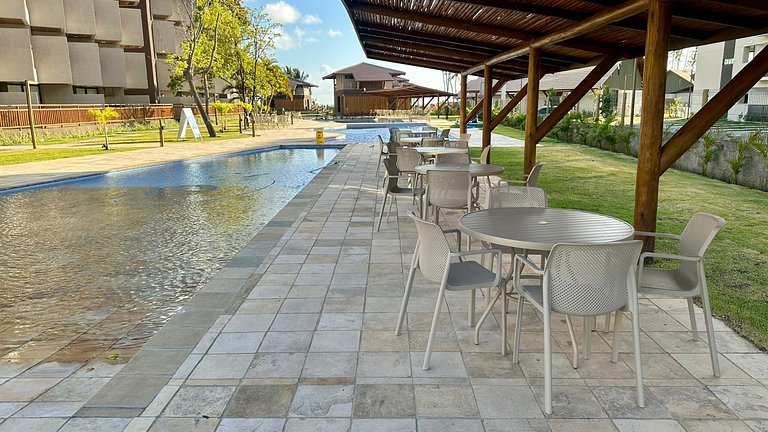 Apto no Carneiros Atlântico - Pé na areia (D019)