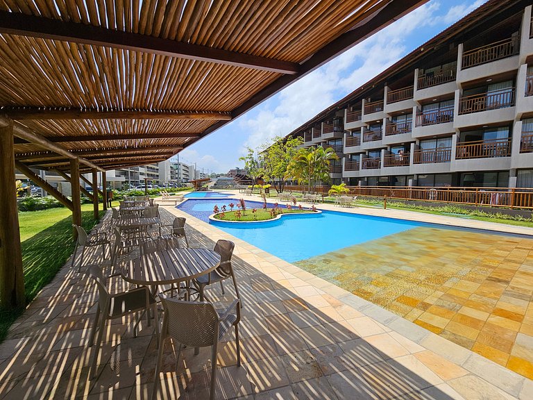 Apto no Carneiros Atlântico - Pé na areia (D019)