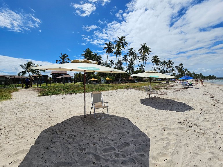Apto no Carneiros Atlântico - Pé na areia (D019)