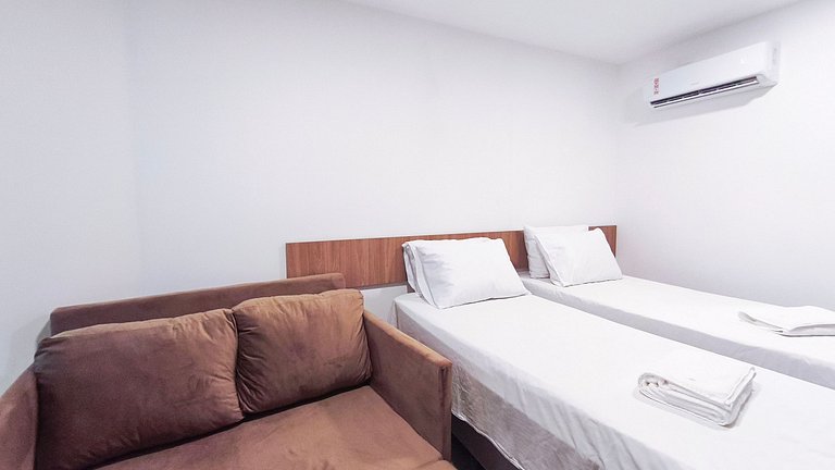 Carneiros Atlântico | Studio Perto da Praia (D120)