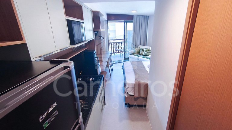 Studio no Carneiros Atlântico - Pé na areia (D112)