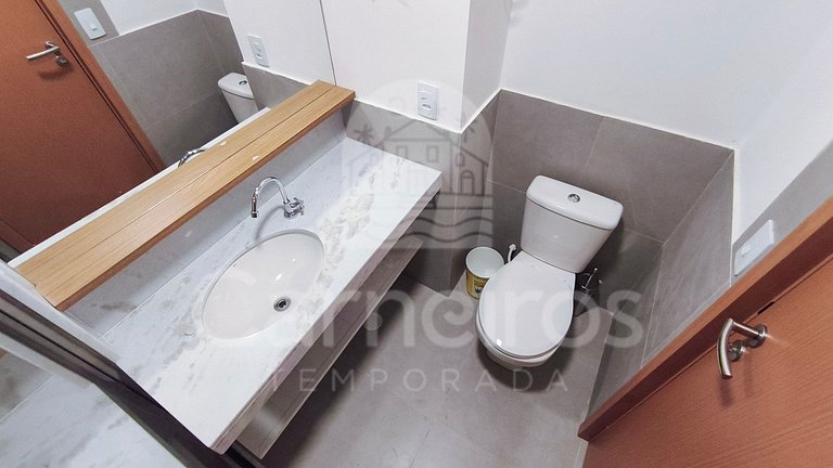 Studio no Carneiros Atlântico - Pé na areia (D112)