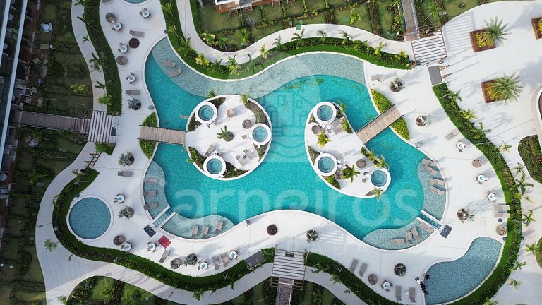 Flat Vista Piscina no Beach Class Verano (A06-1)