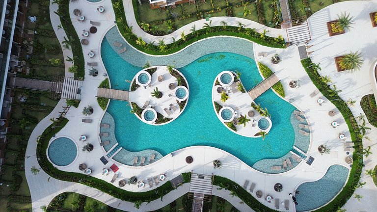 Studio Vista Piscina no Beach Class Verano (B14-3)