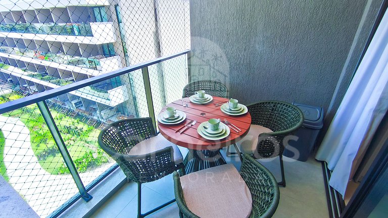 Studio Vista Piscina no Beach Class Verano (C15-2)