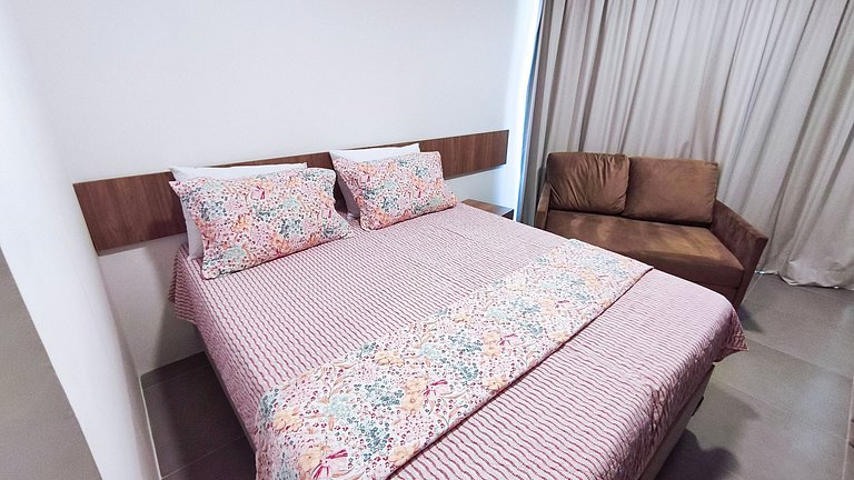 Carneiros Atlântico | Studio Vista Piscina (D206)