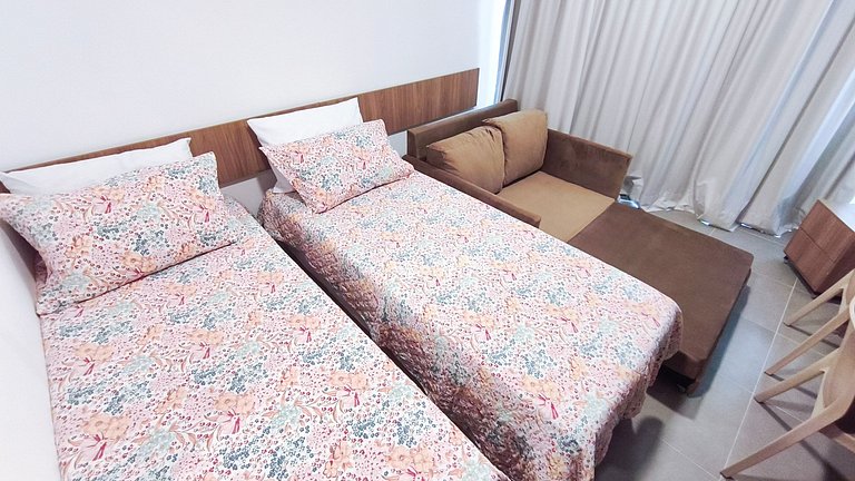 Carneiros Atlântico | Studio Vista Piscina (D206)