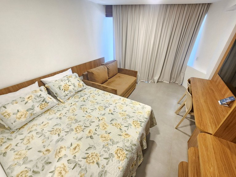 Carneiros | Flat moderno perto da igrejinha (D230)