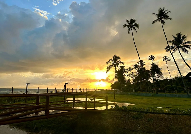 Studio no Carneiros Atlântico - Pé na areia (D228)