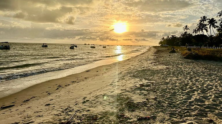 Studio no Carneiros Atlântico - Pé na areia (D228)