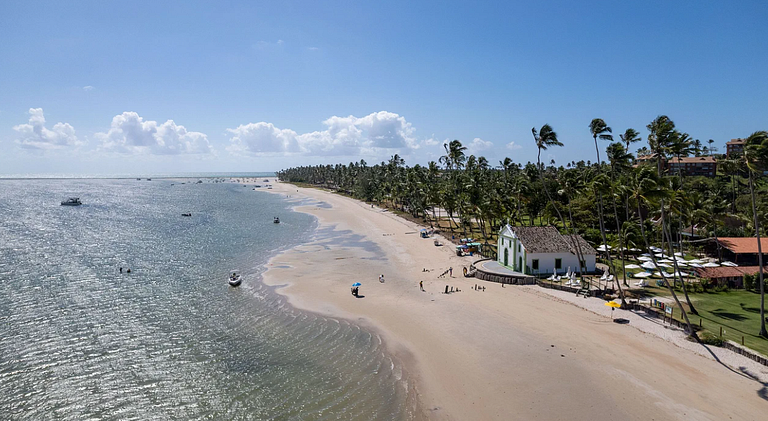 Studio no Carneiros Atlântico - Pé na areia (D228)