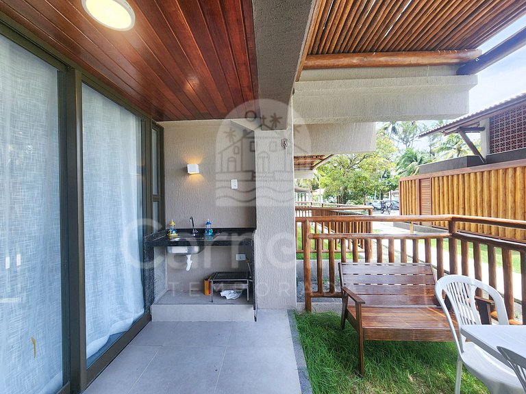 Apartamento no Carneiros Atlântico - Beira-Mar (D026)