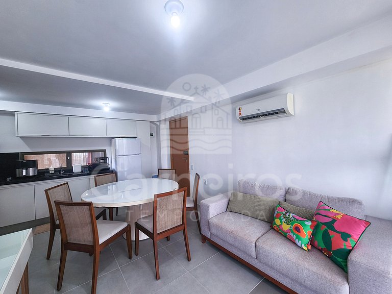 Apartamento no Carneiros Atlântico - Beira-Mar (D026)