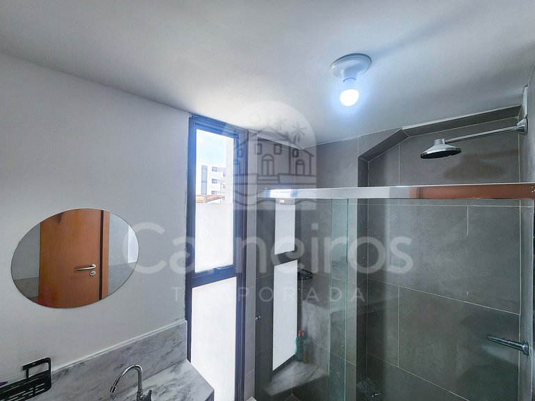 Apartamento no Carneiros Atlântico - Beira-Mar (D026)
