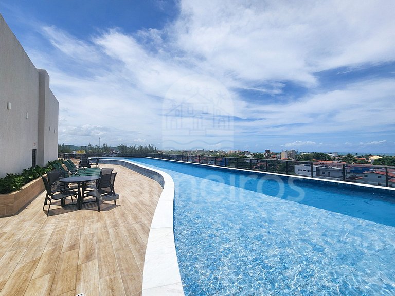 Studio | Terraza Beach | Perto da Vila Padre Arlindo (C05)