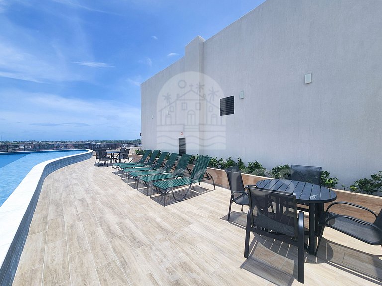 Studio | Terraza Beach | Perto da Vila Padre Arlindo (C05)