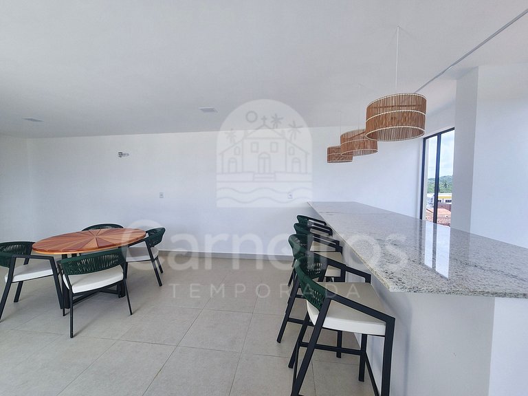 Studio no Terraza Beach -Praia de Tamandaré (C05)