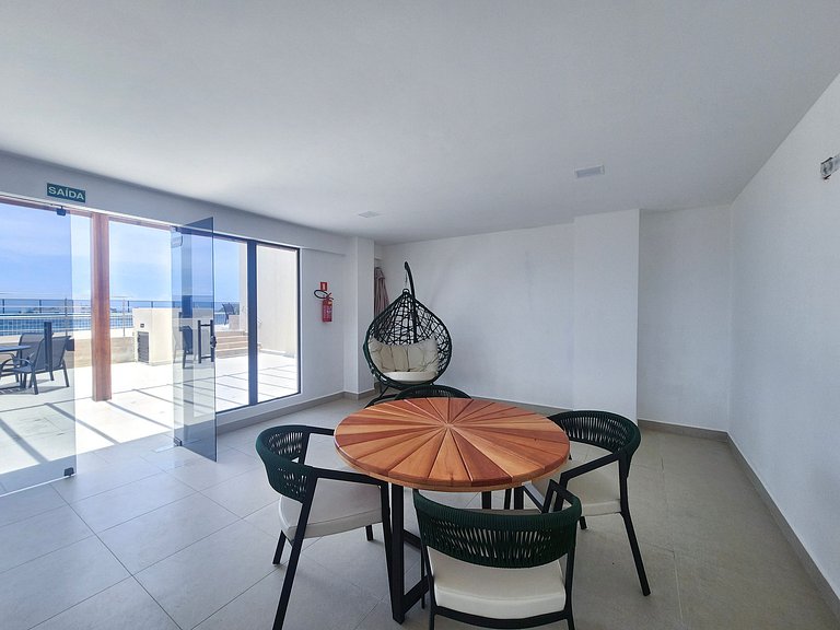 Studio | Terrazza Beach | Perto da Vila Padre Arlindo