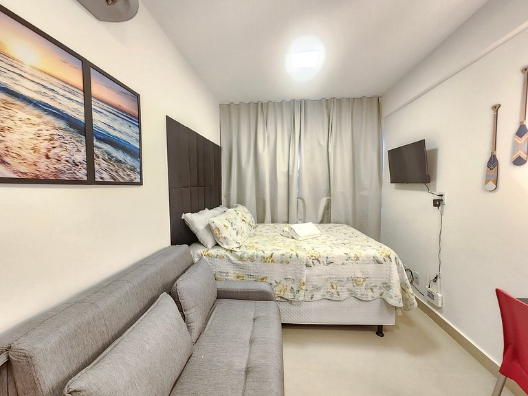 Studio | Terrazza Beach | Perto da Vila Padre Arlindo