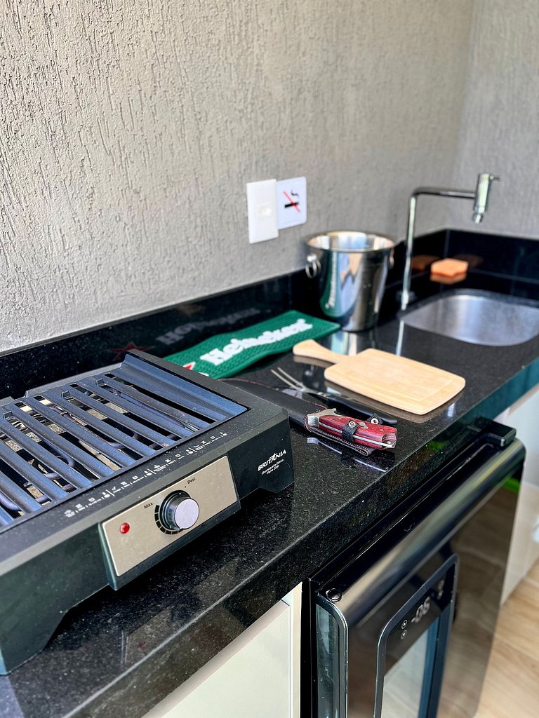 Studio Vista Piscina no Beach Class Verano (B12-3)