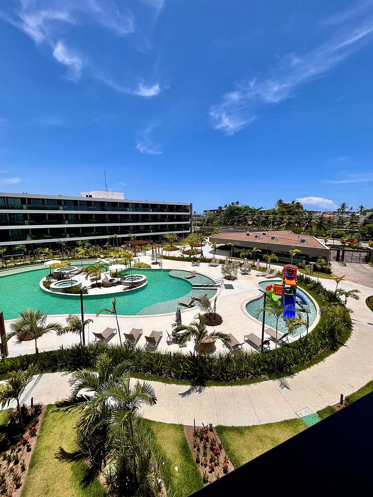 Studio Vista Piscina no Beach Class Verano (B12-3)