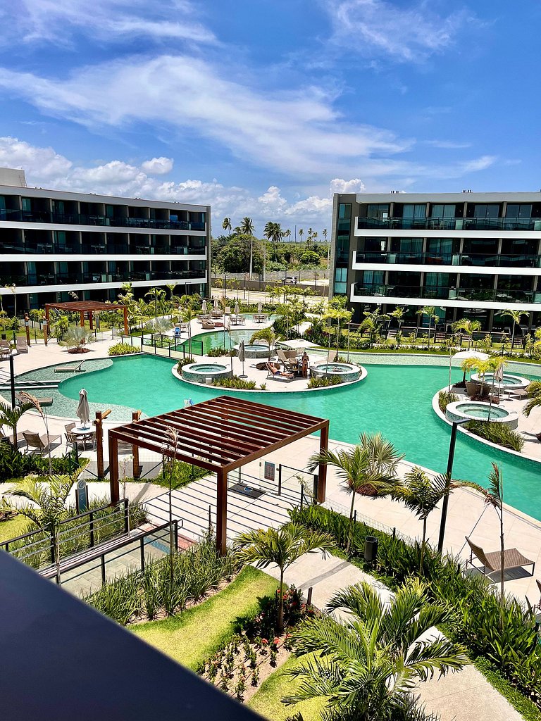 Studio Vista Piscina no Beach Class Verano (B12-3)