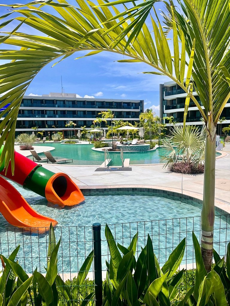 Studio Vista Piscina no Beach Class Verano (B12-3)