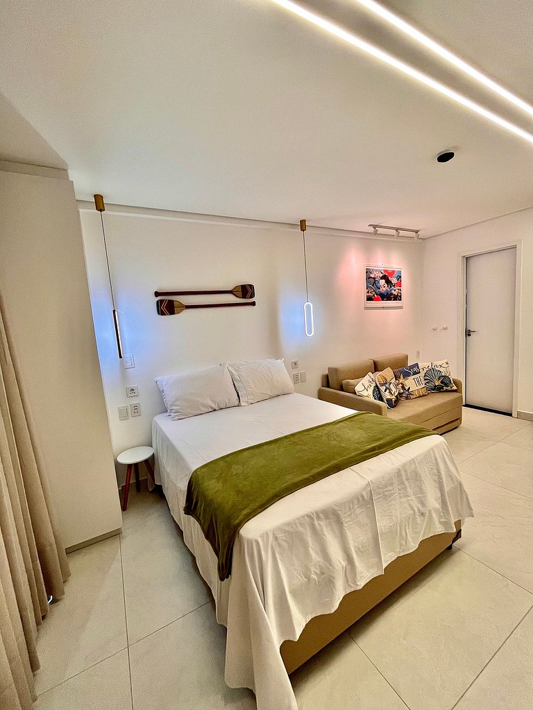 Studio Vista Piscina no Beach Class Verano (B12-3)