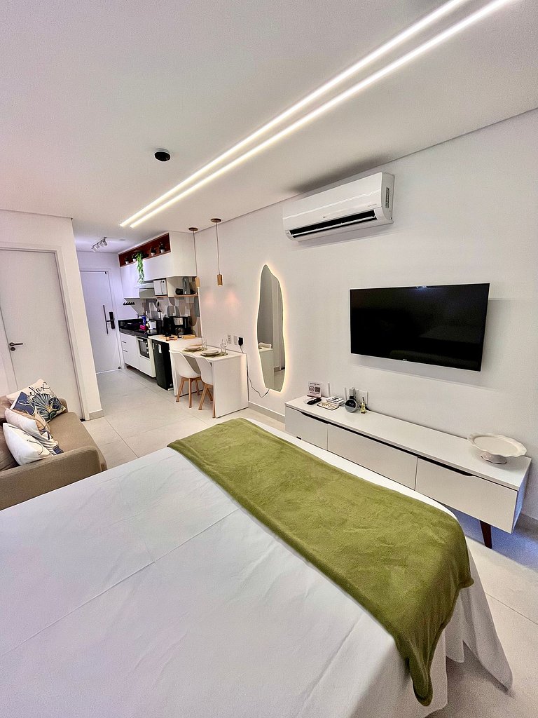 Studio Vista Piscina no Beach Class Verano (B12-3)