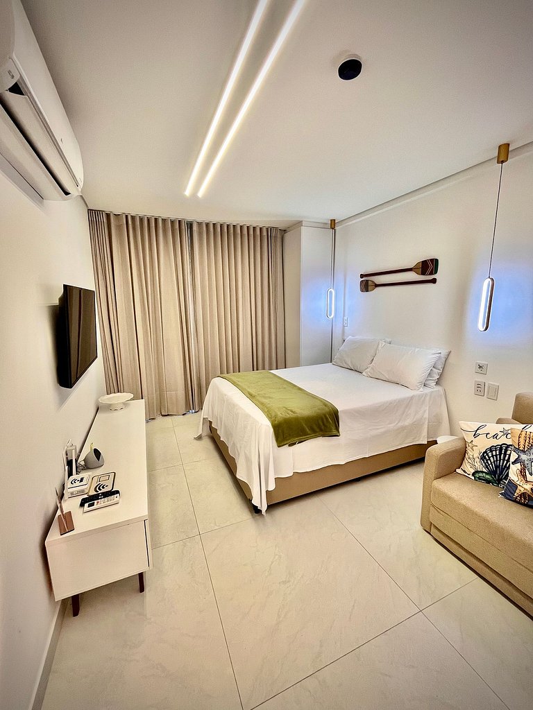 Studio Vista Piscina no Beach Class Verano (B12-3)