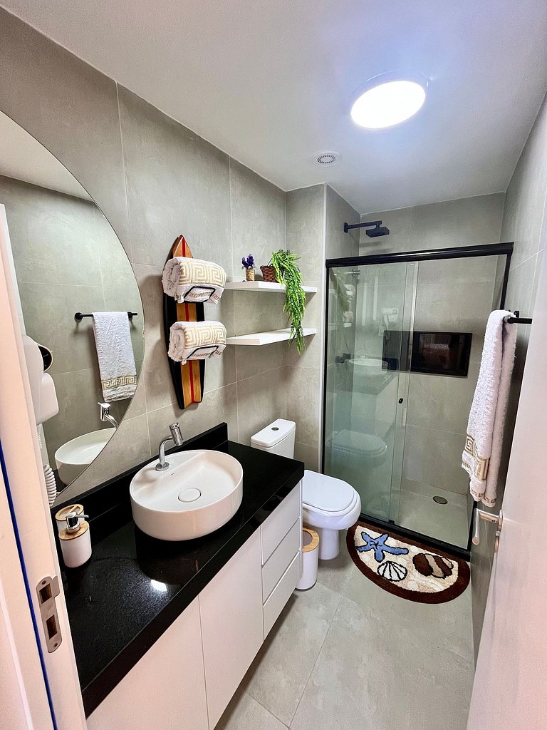 Studio Vista Piscina no Beach Class Verano (B12-3)