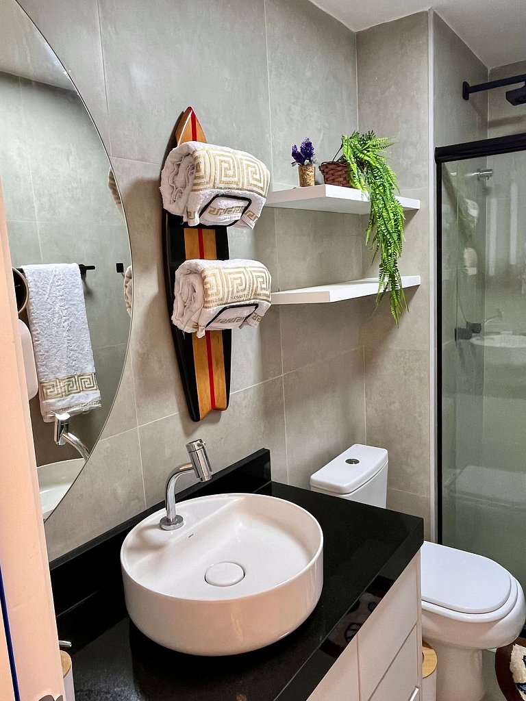 Studio Vista Piscina no Beach Class Verano (B12-3)