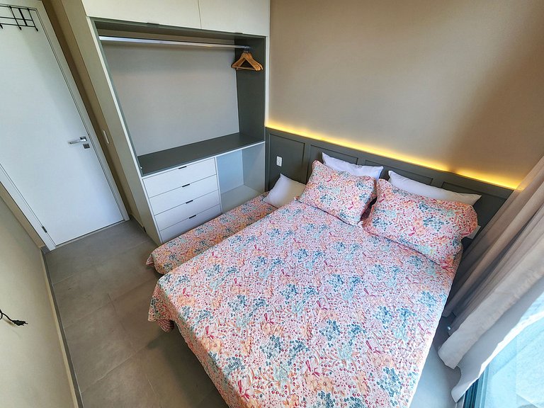 Studio Beira-Mar no Nomar Beach (A06-B)